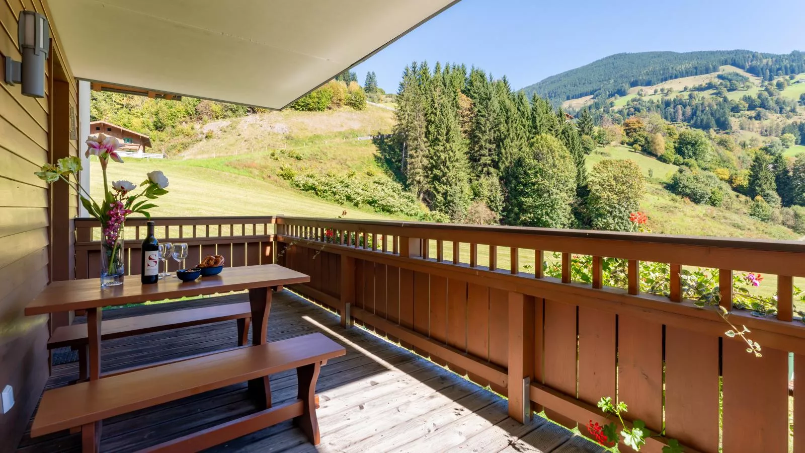 Drei Berge Top 4-Terrasse / balcon