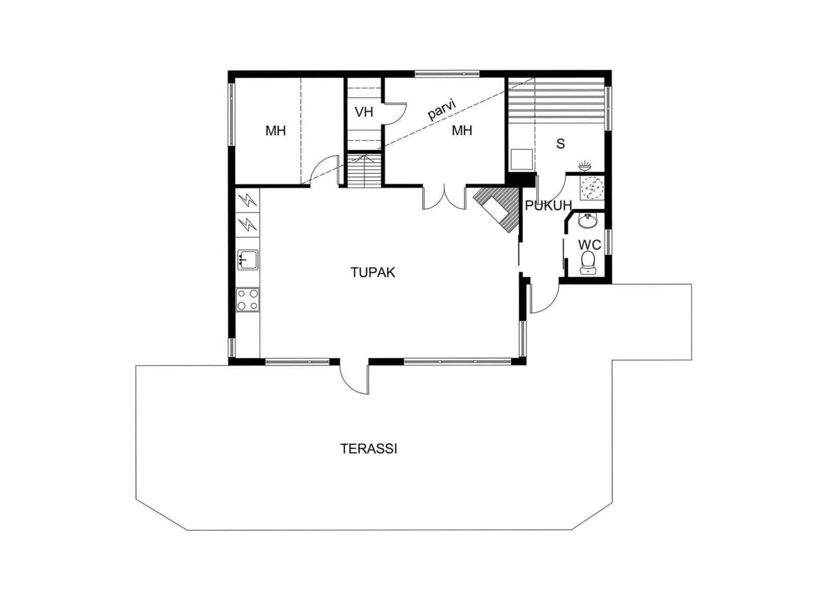 Aurinkopaikka-Dedans