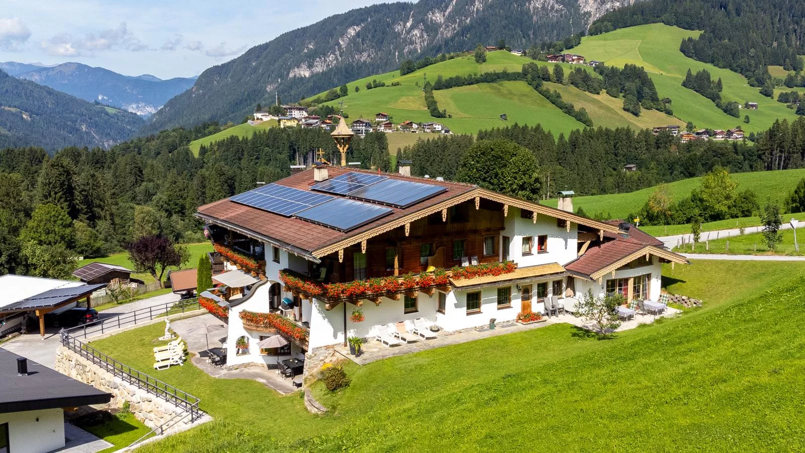 Landhaus Marchfeld Top 5-Außenbereich Sommer