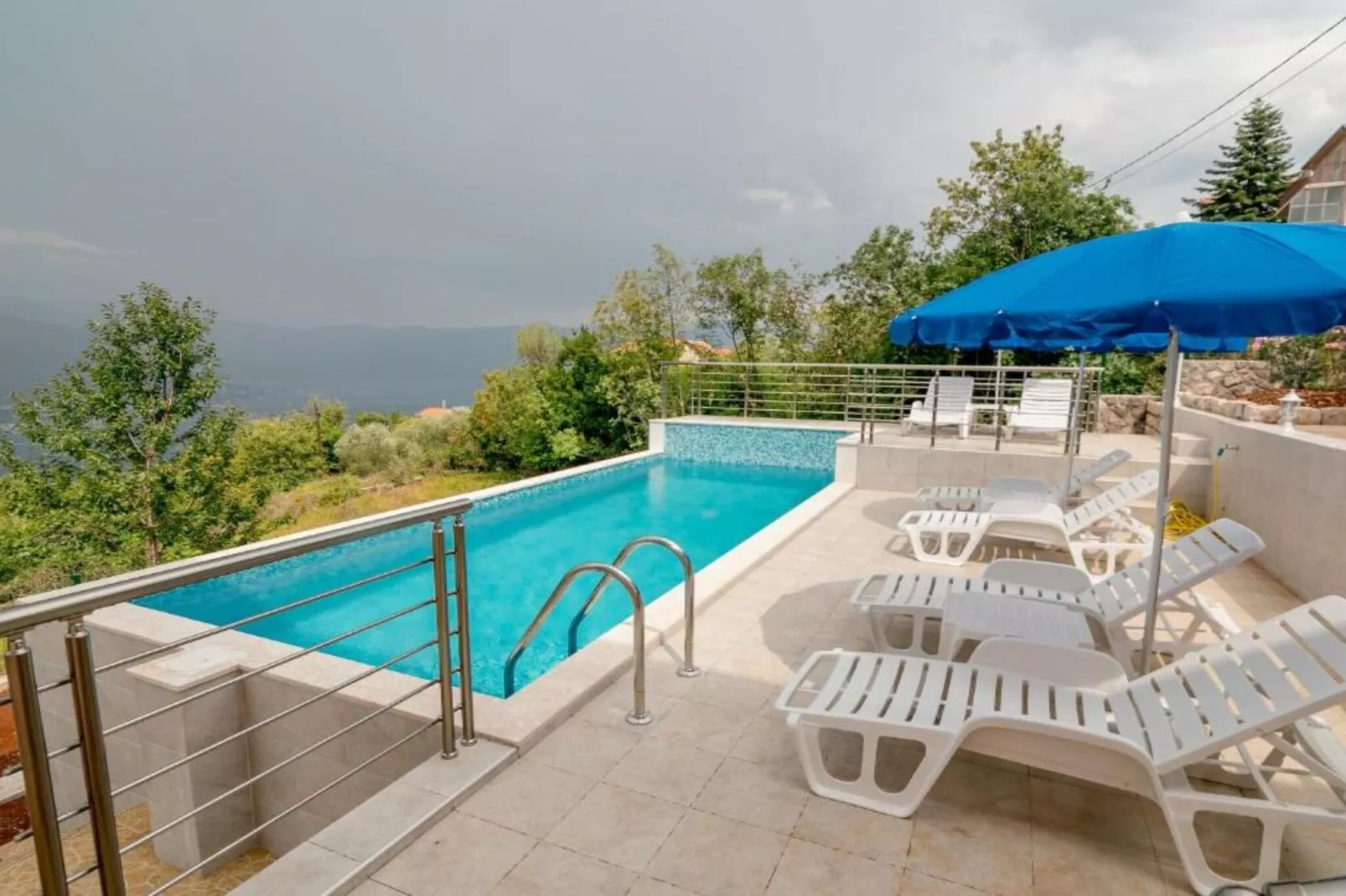 Tranquil Retreat with Private Pool in Lustica Bay - One Bedroom Apartment with Balcony and Sea View 2-Swimming pool