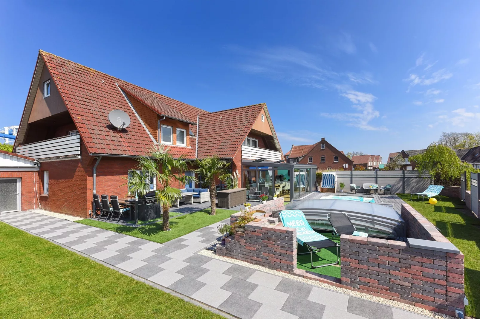 Haus zum Seehund 1-Garten Sommer