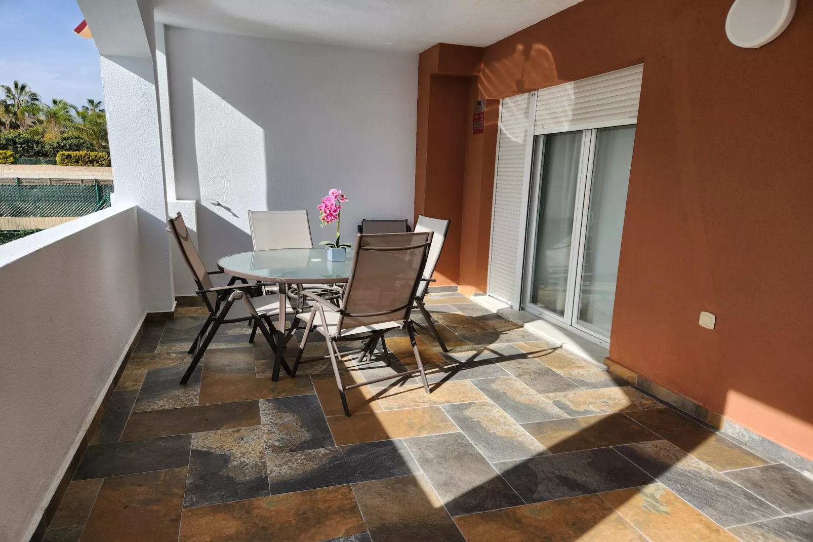 CT 340 AL - Gardenapartment - Paraiso de Vera-Terrasse / balcon