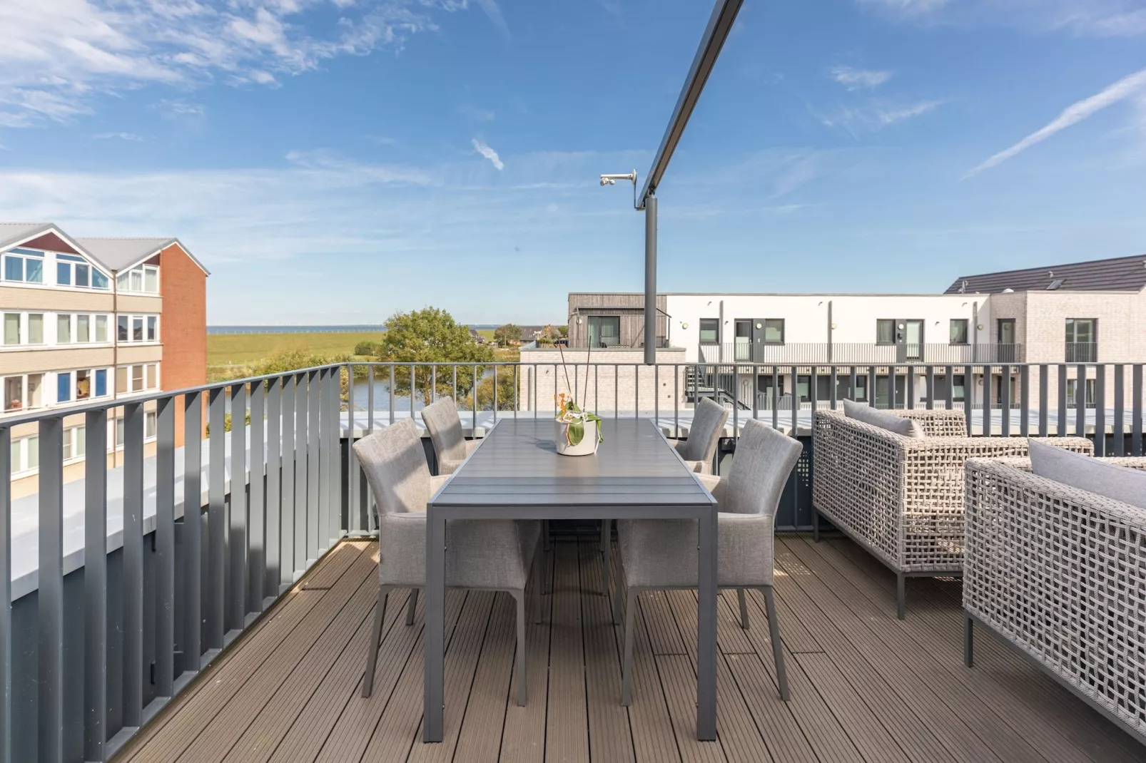 Penthouse de Luxe auf Nordstrand-Terrasse / balcon