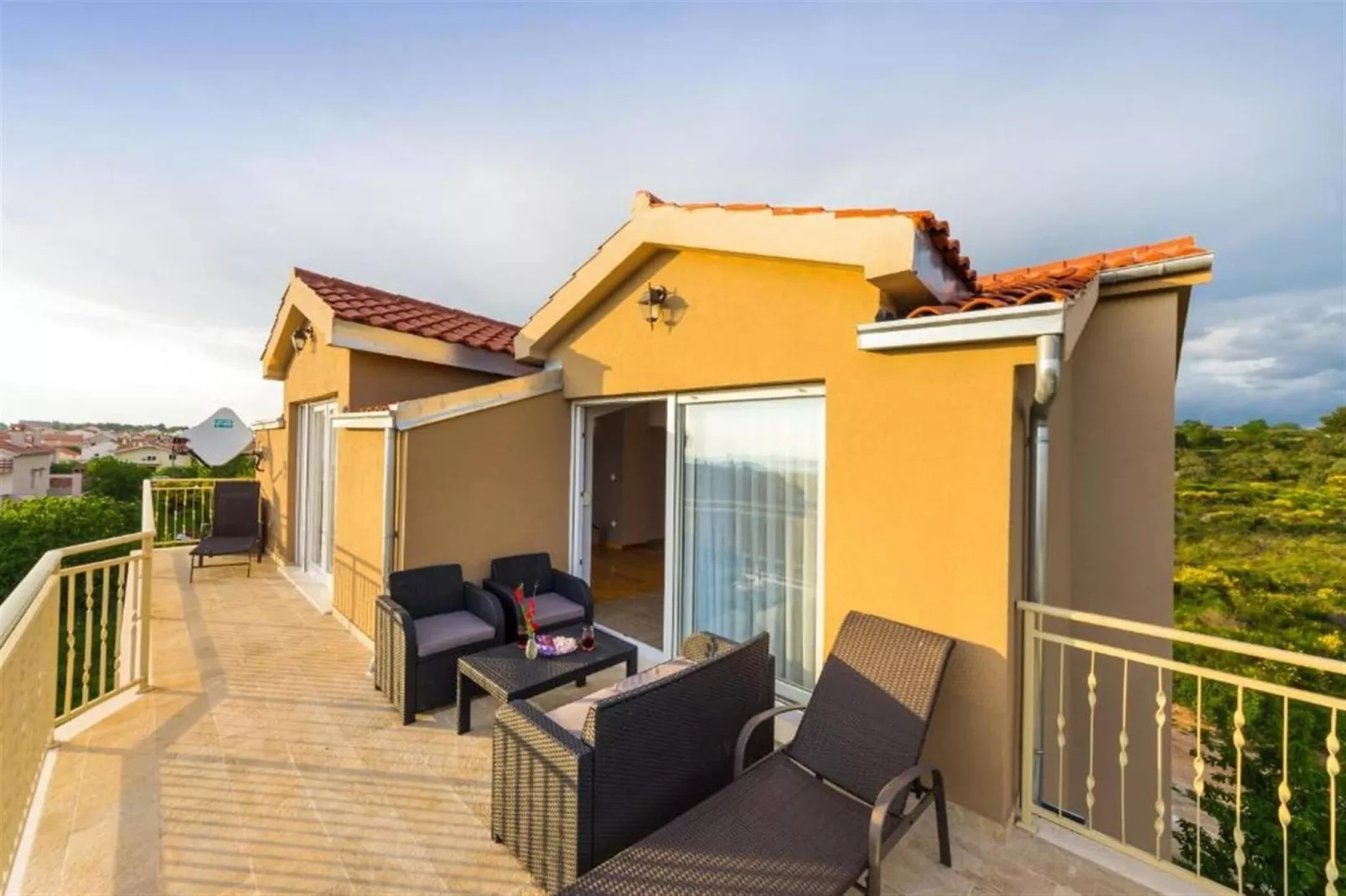 Penthouse apartment Zadar-Terrasse / balcon