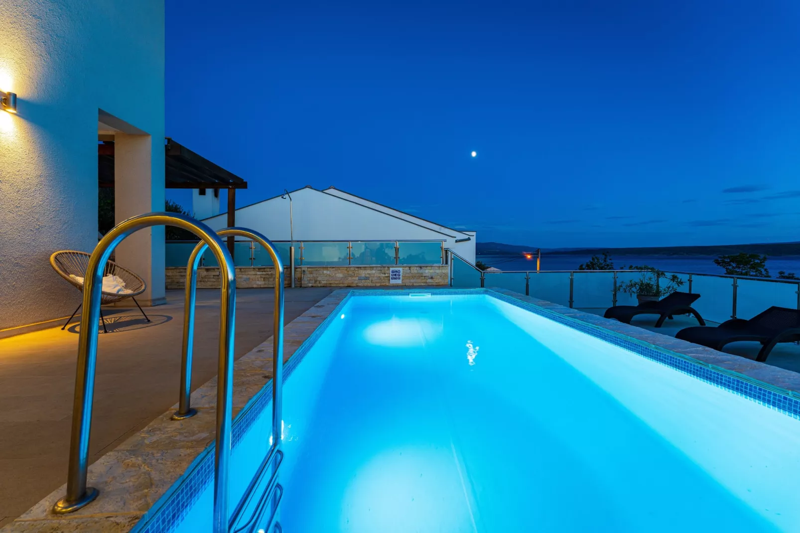 Sea view Villa Anpero-Piscine