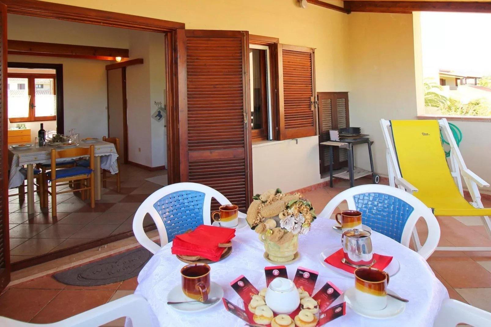 Holiday residence Costa Rei - Wohnung trilo Villetta Alba-Terrasse / balcon