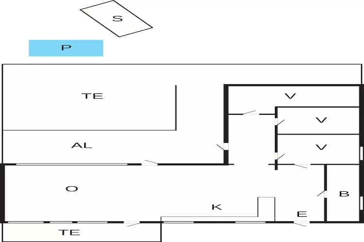 4 etoiles maison de vacances a SÖLVESBORG-Plan
