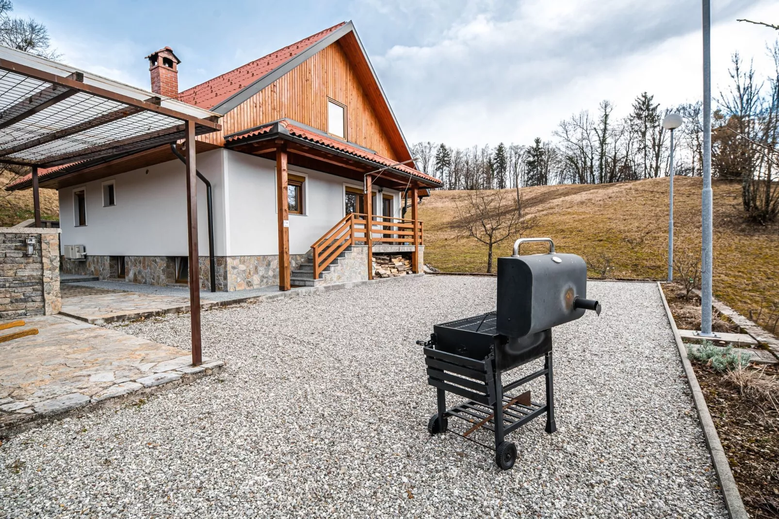 Holiday Home Slap with Sauna and BBQ - Two Bedroom Holiday Home-Outdoor