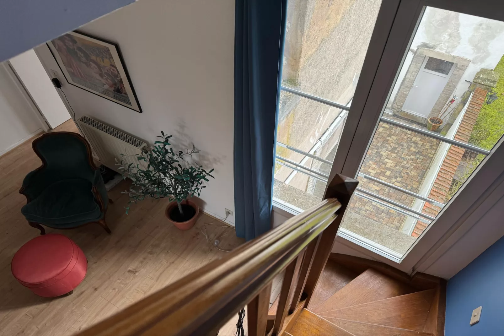 Appartement avec rooftop terrace-Escalier