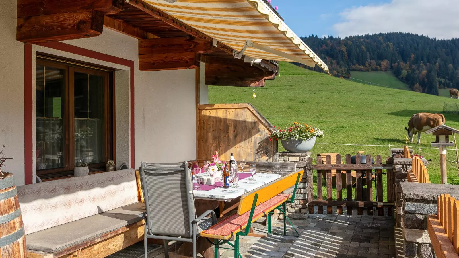 Tiroler Bergtraum Top 1 und 2-Terrasse / balcon