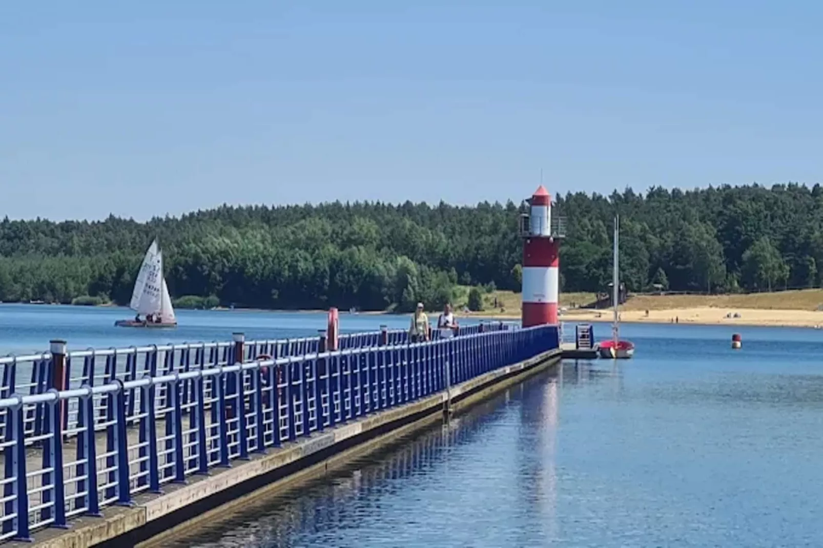 Hausboot am Bärwalder See-Zones été à 5 km