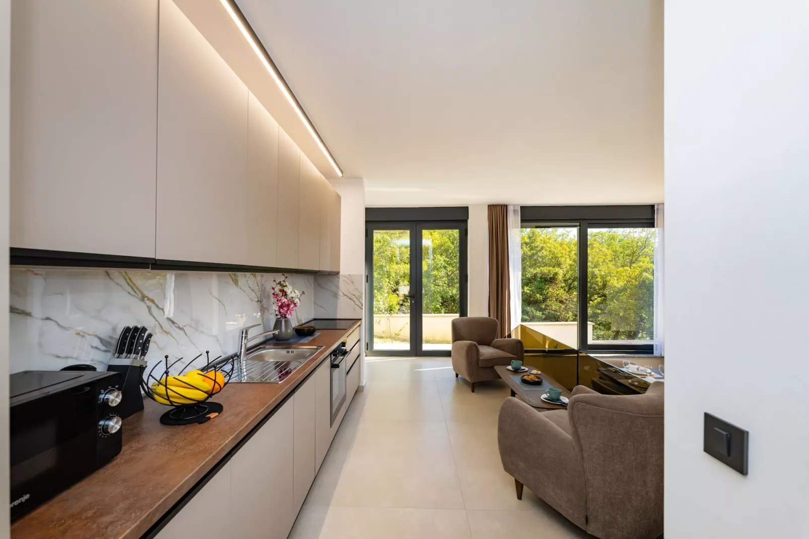 Sea view Villa Senti-Cuisine