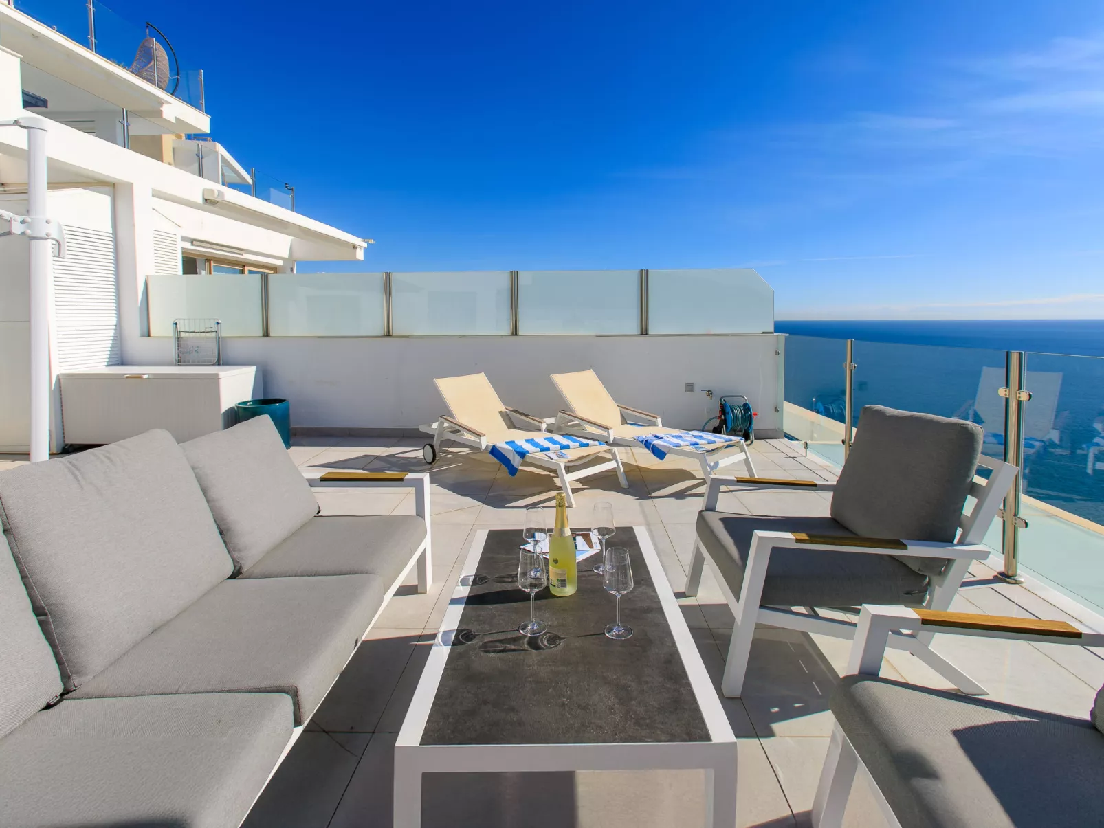 Ocean view sauna & Spa-Draußen