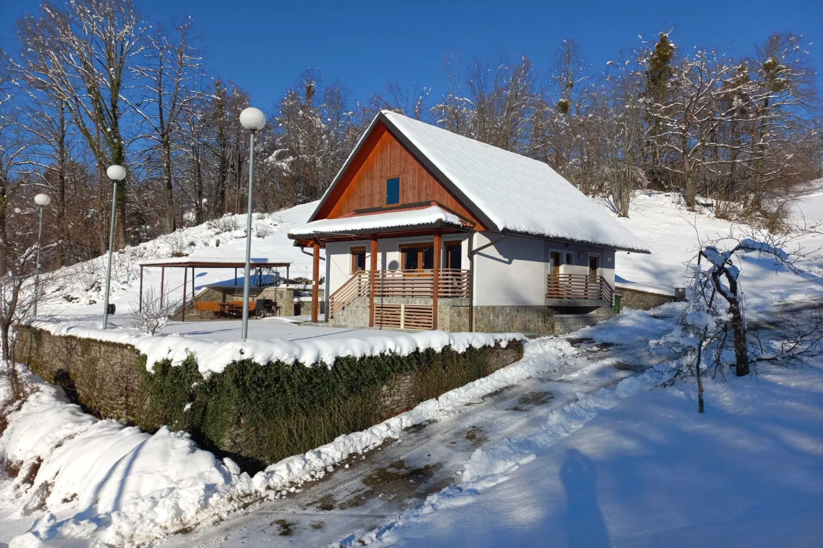 Holiday Home Slap with Sauna and BBQ - Two Bedroom Holiday Home-Outdoor