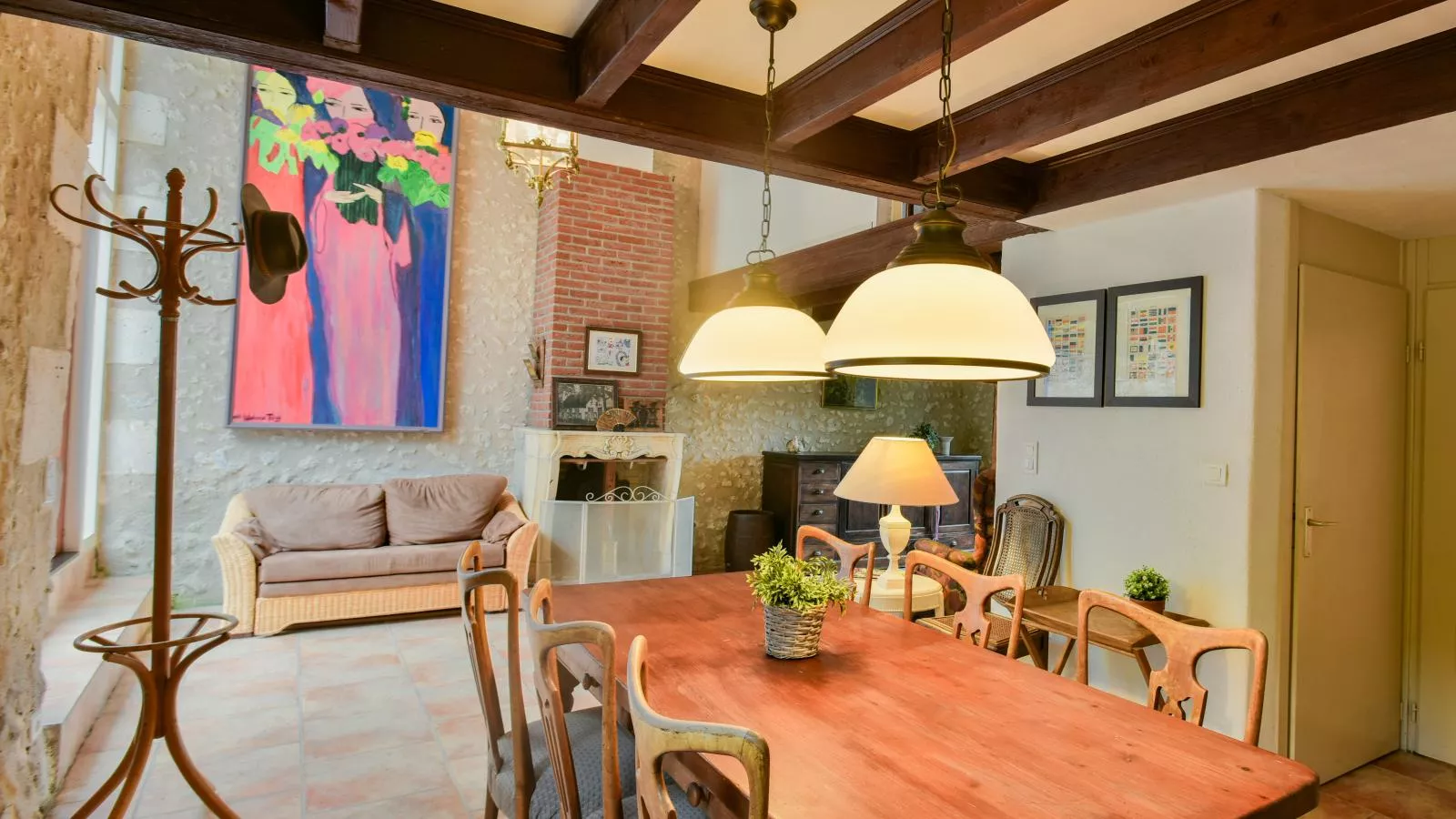 Maswari en Drapeau-Esszimmer