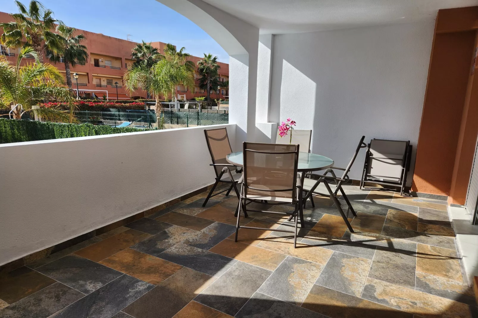 CT 340 AL - Gardenapartment - Paraiso de Vera-Terrasse / balcon