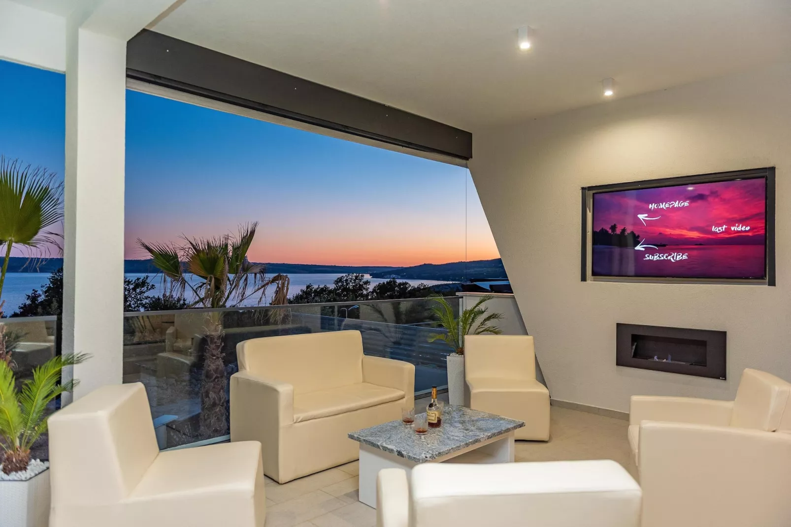 Luxury villa Michelle-Salon