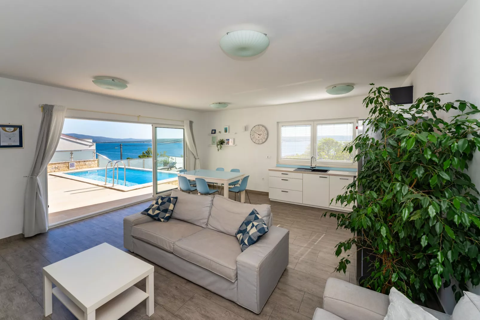 Sea view Villa Anpero-Salon