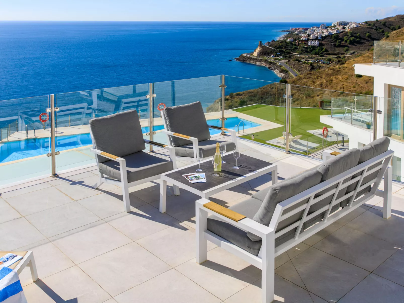 Ocean view sauna & Spa-Draußen