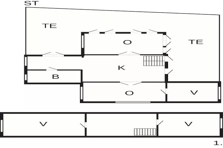 7 person holiday home in HALLABRO - Floor plan
