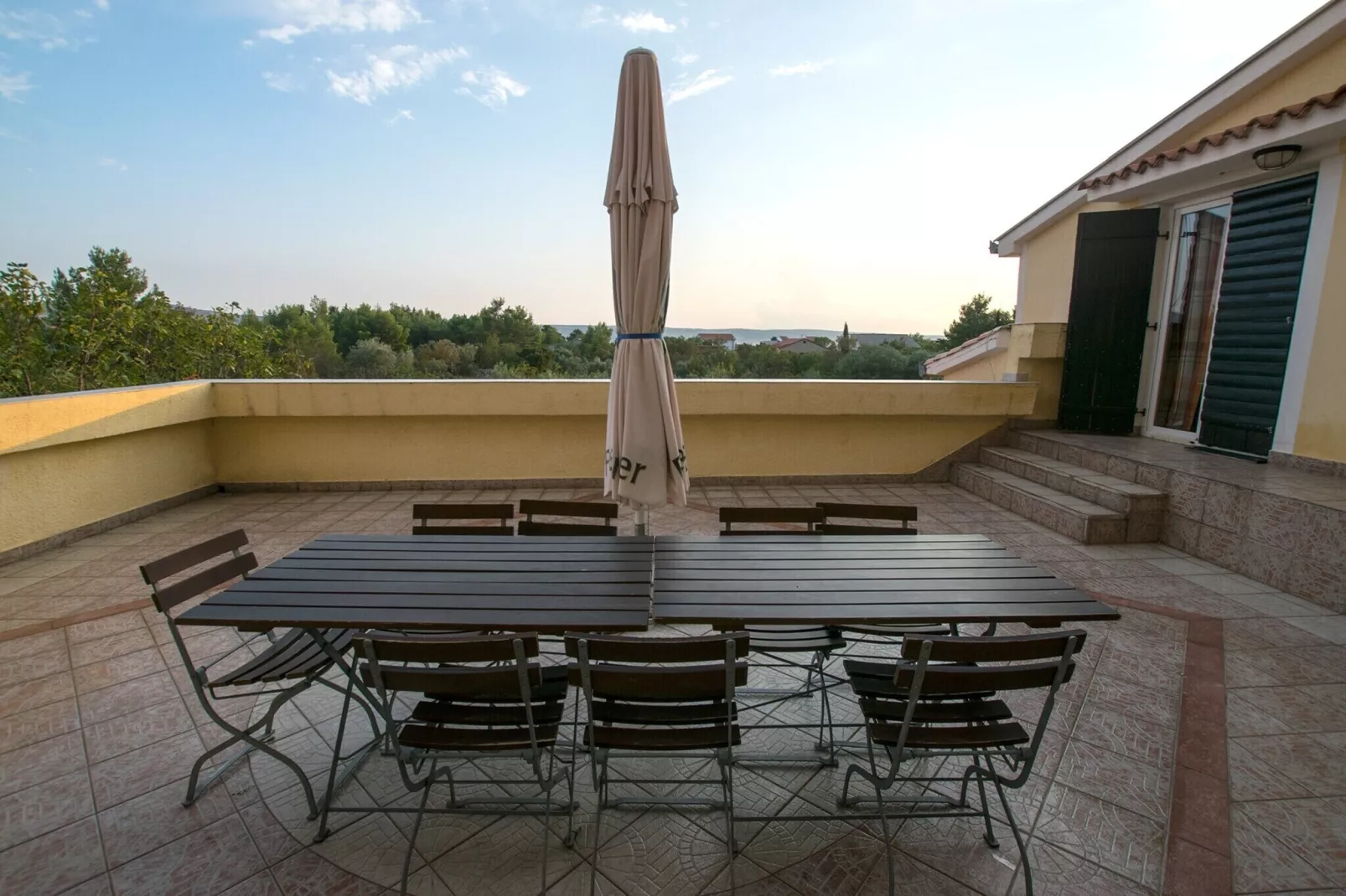 Apartments Grande Vista Starigrad Paklenica SD62 A-01 9 Pers-Terrace