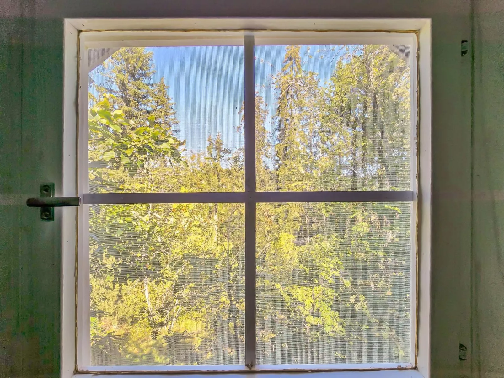 Den lilla röda stugan-Drinnen