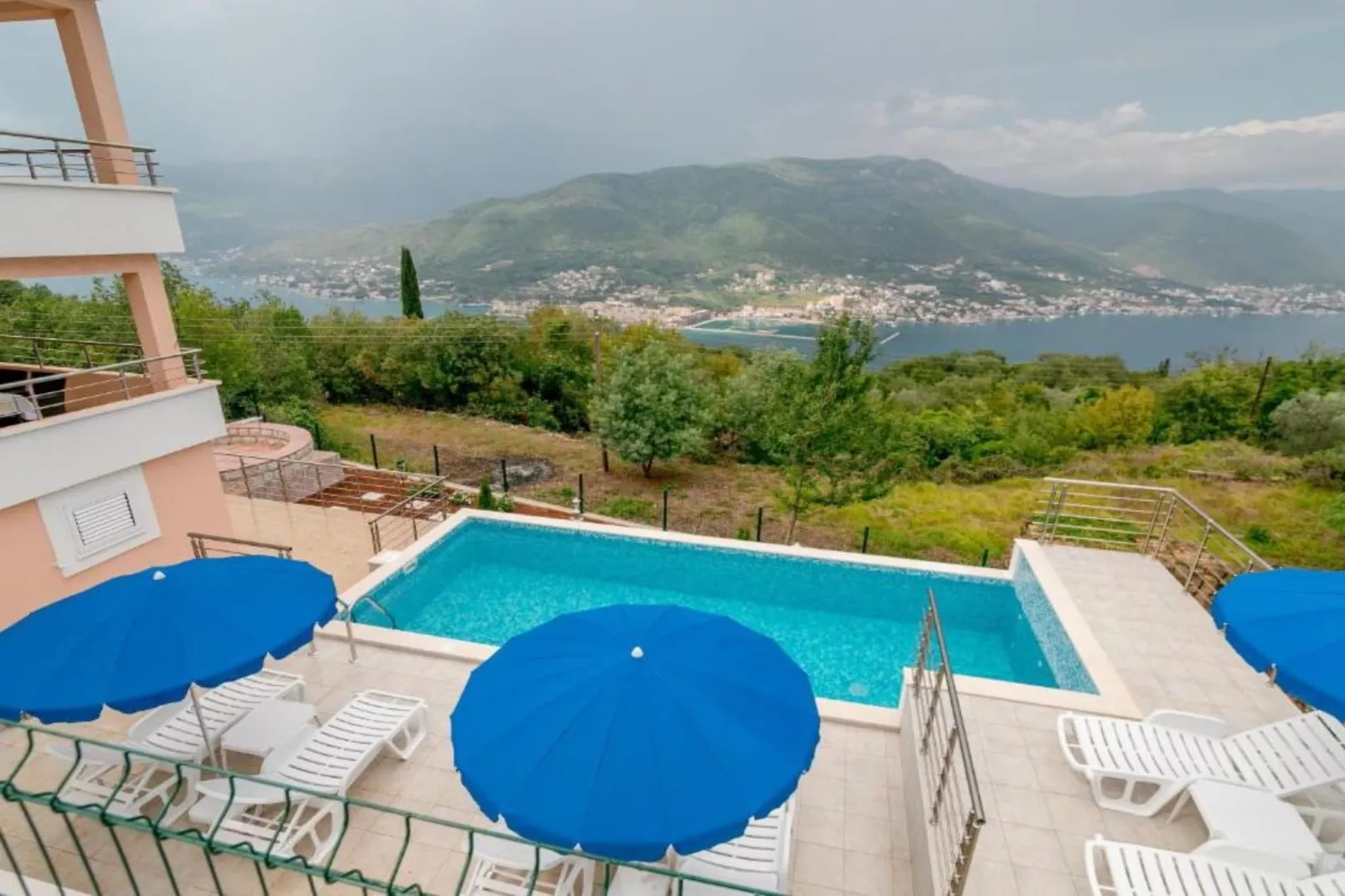 Tranquil Retreat with Private Pool in Lustica Bay - One Bedroom Apartment with Balcony and Sea View 2-Swimming pool