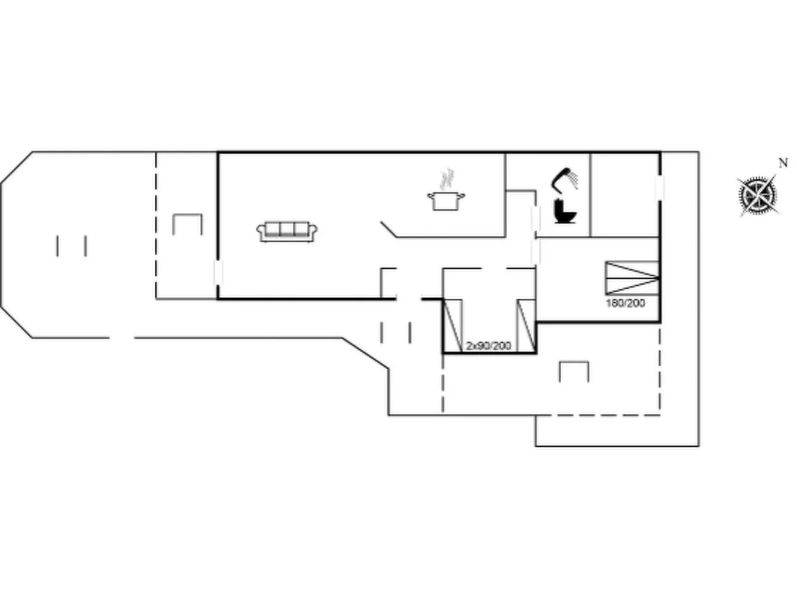 "Lanica" - 150m from the sea-Inside