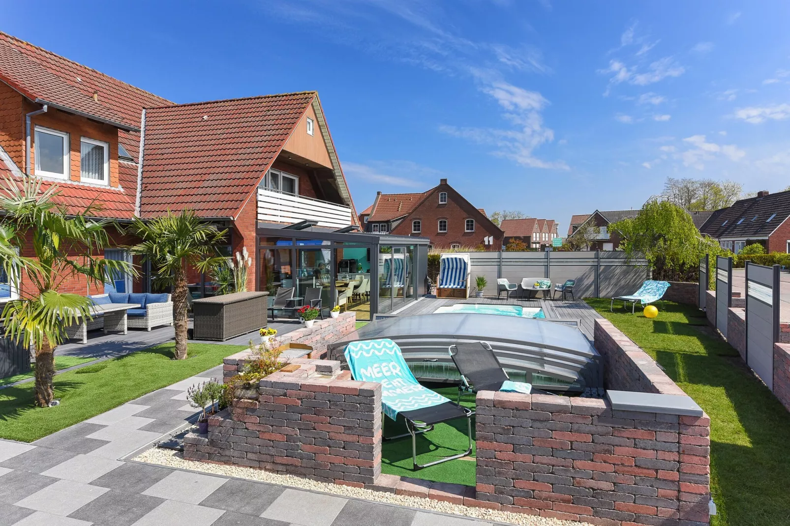 Haus zum Seehund 1-Garten Sommer