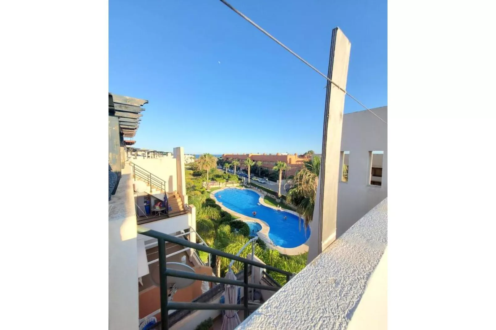 CT 351 AL - Faro's Atico Duplex con piscina privada - Vera Playa-View in summer