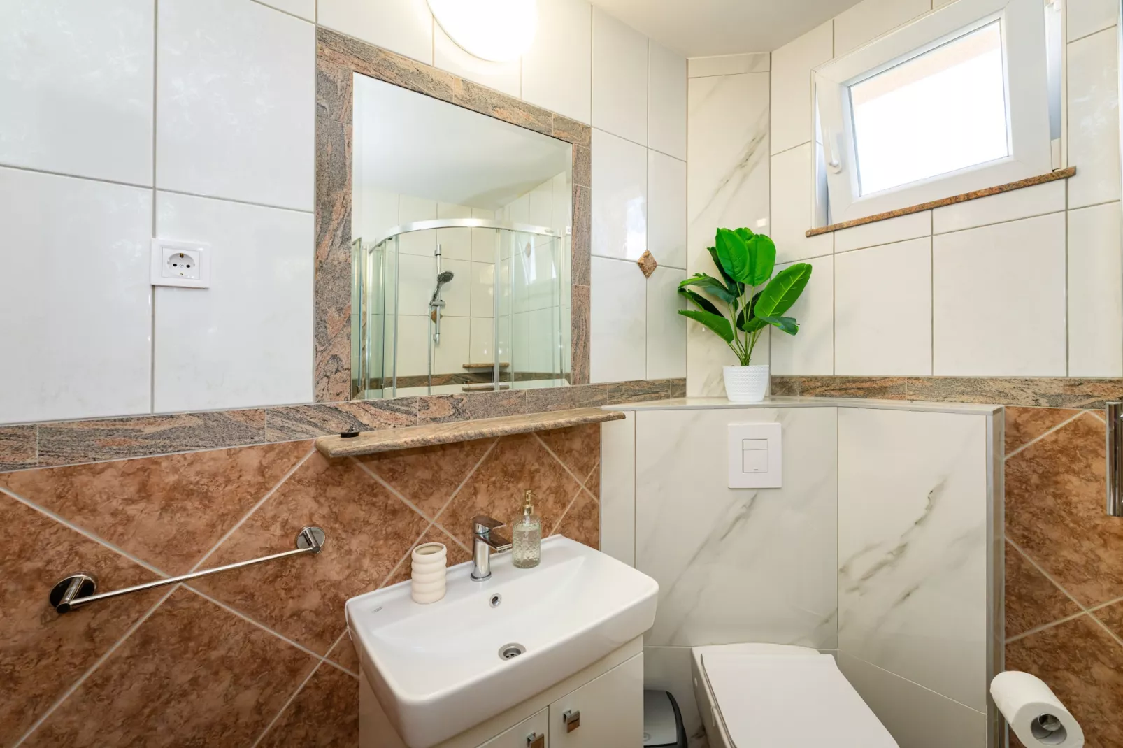 Holiday home Briscola-Salle de bain