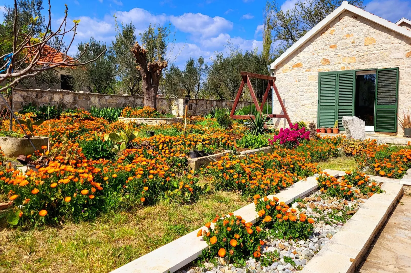 Authentic Villa Zvonko-Garten Sommer