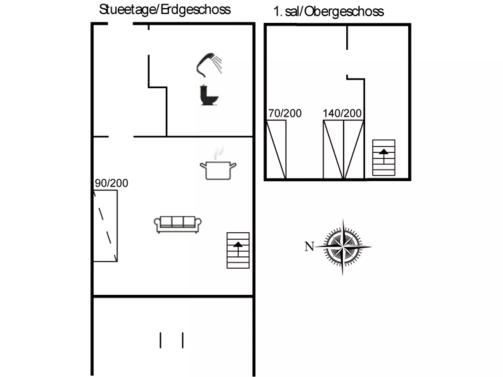"Volmer" - 3.9km from the sea-Drinnen