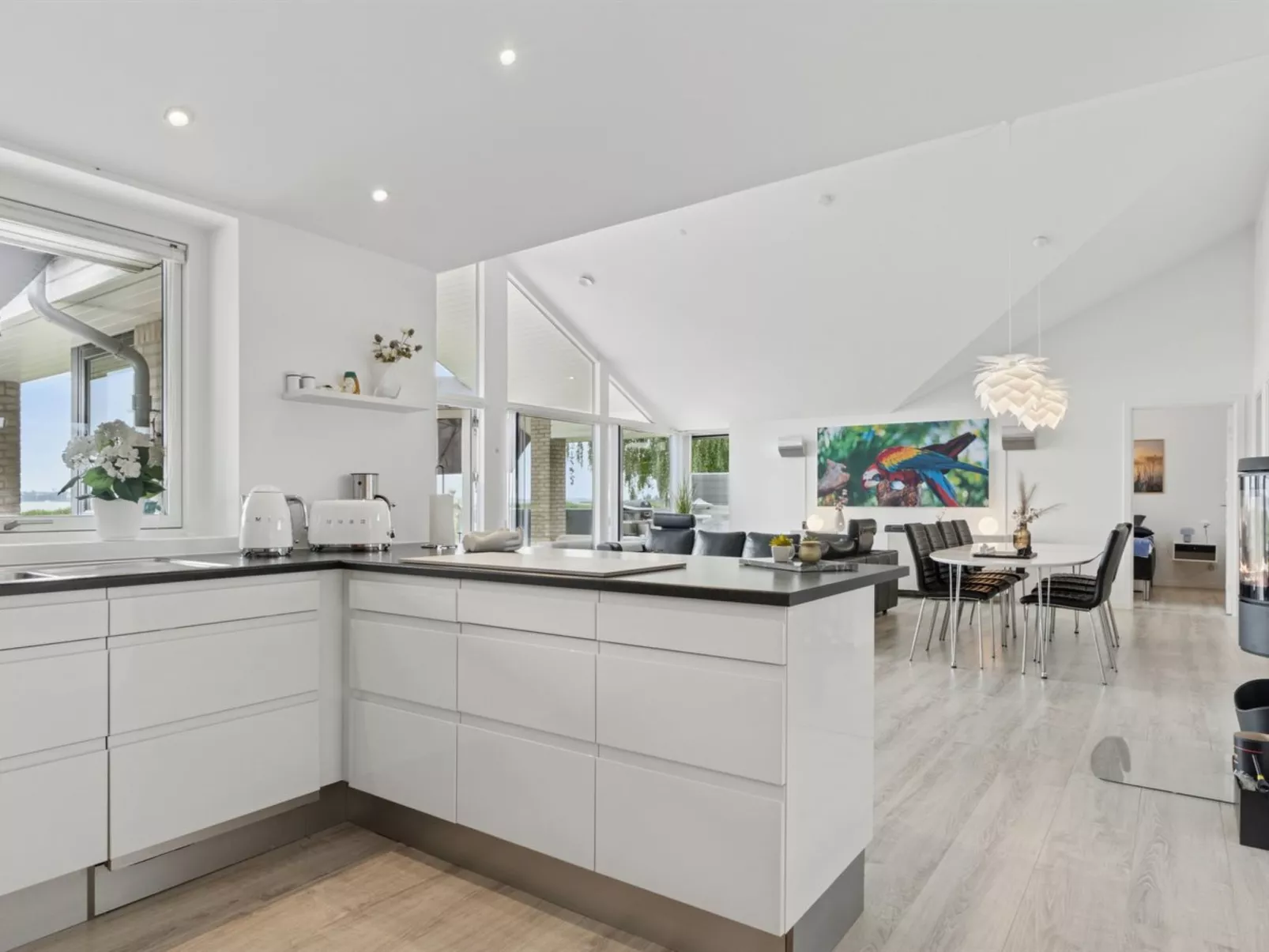 "Thyra" - 50m to the fjord-Drinnen