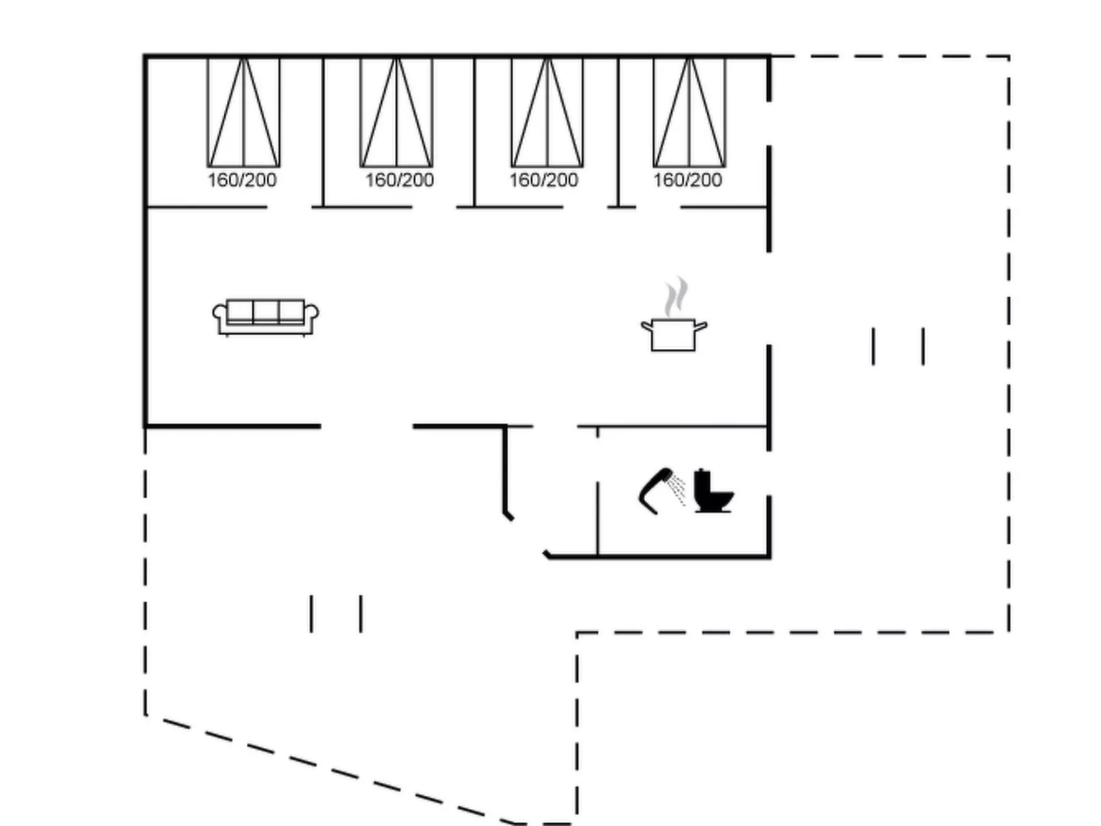 "Harri" - 400m from the sea-Inside