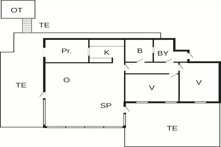 Maison de vacances pour 4 a Struer-Plan