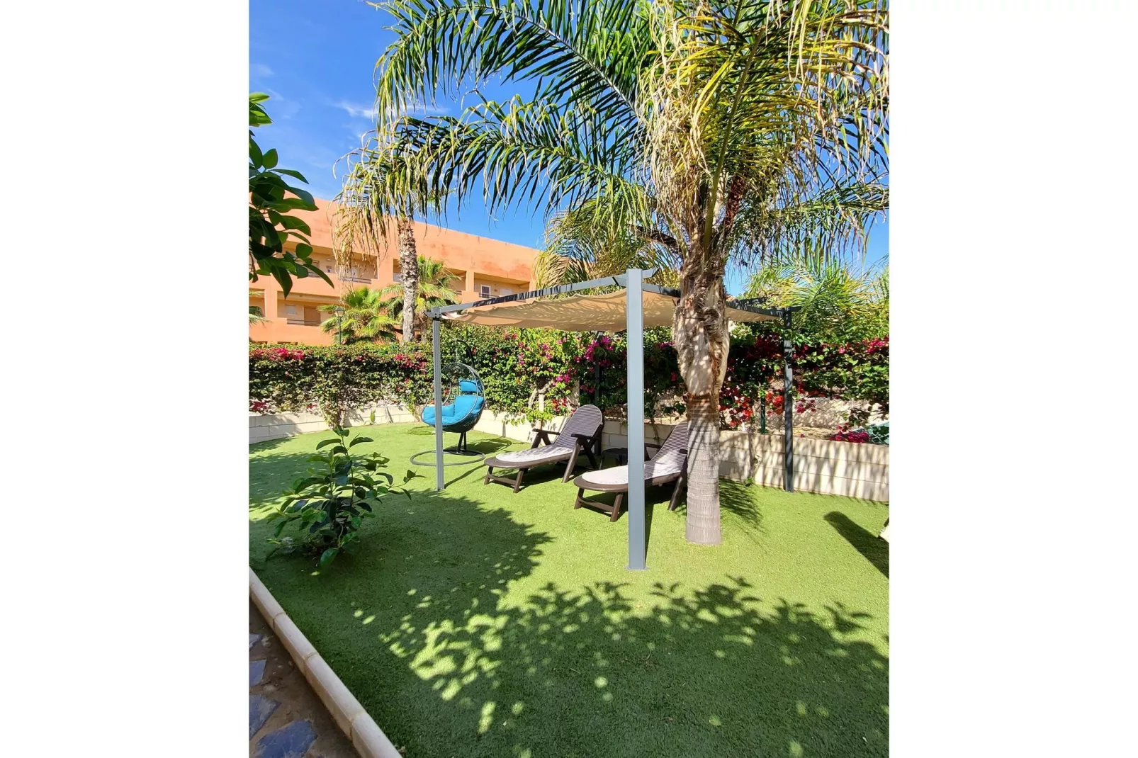 CT 340 AL - Gardenapartment - Paraiso de Vera-Jardins en été