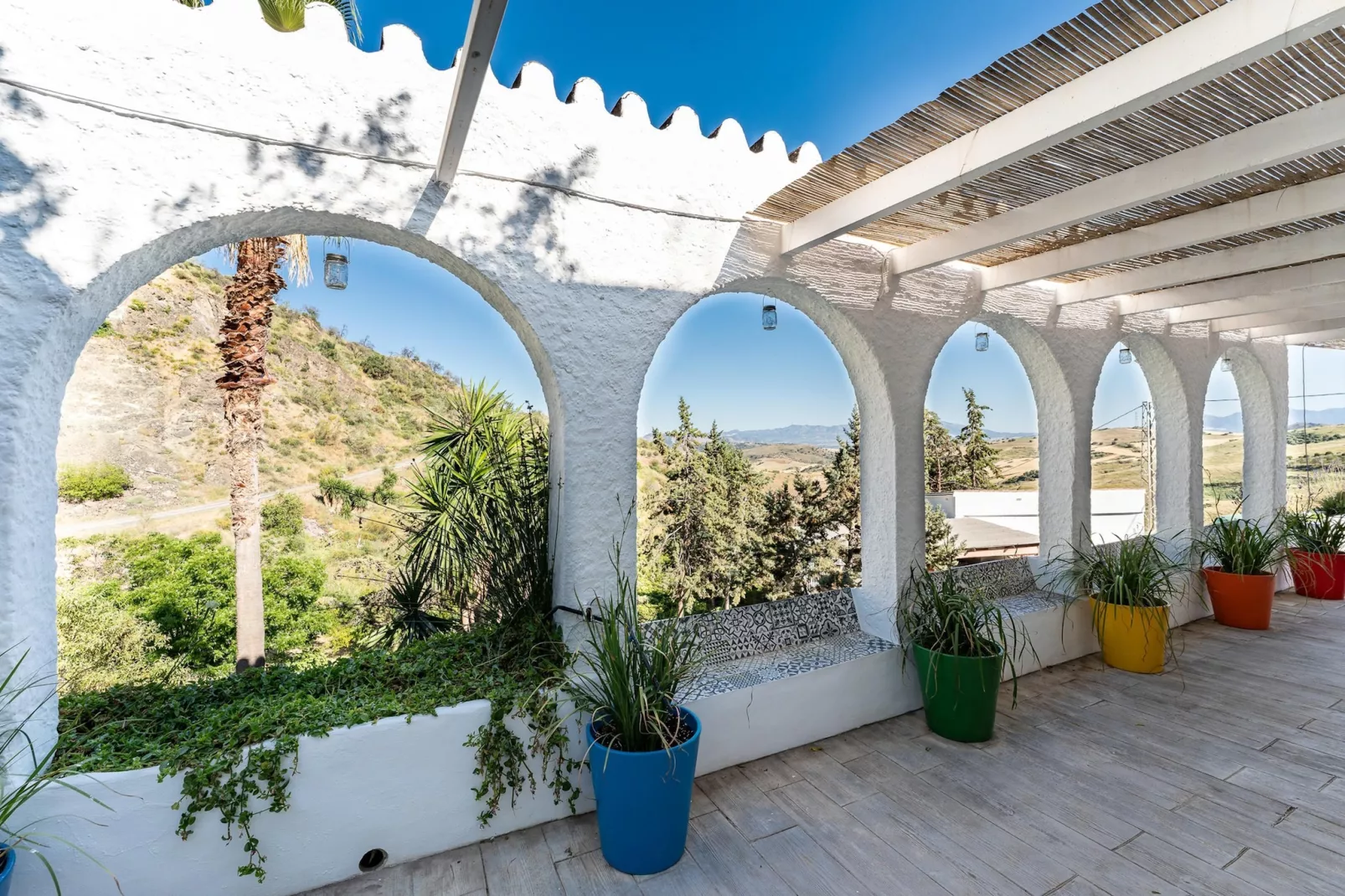CT 390 - Faros Zen Ohm & Yoga Retreat - Cortijo Pura Paz in Casarabonela-Vue d'été