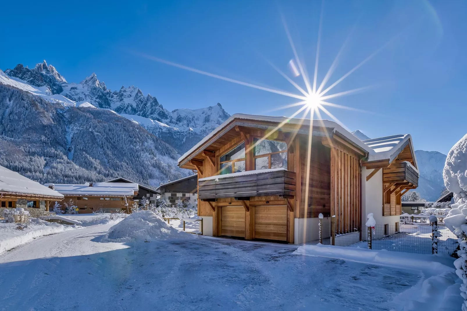 Trois Soeurs-Außenbereich Winter