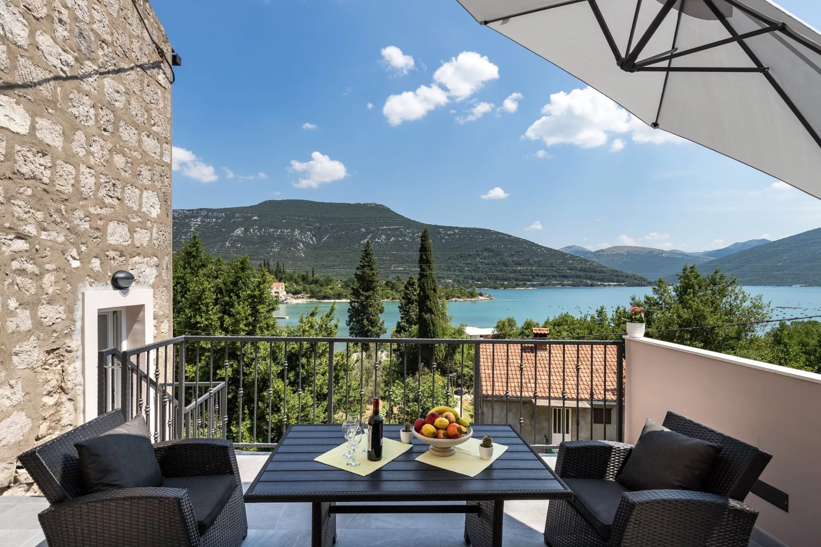 Holiday Home Monika - Two Bedroom Holiday Home with Terrace and Sea View-Terrace