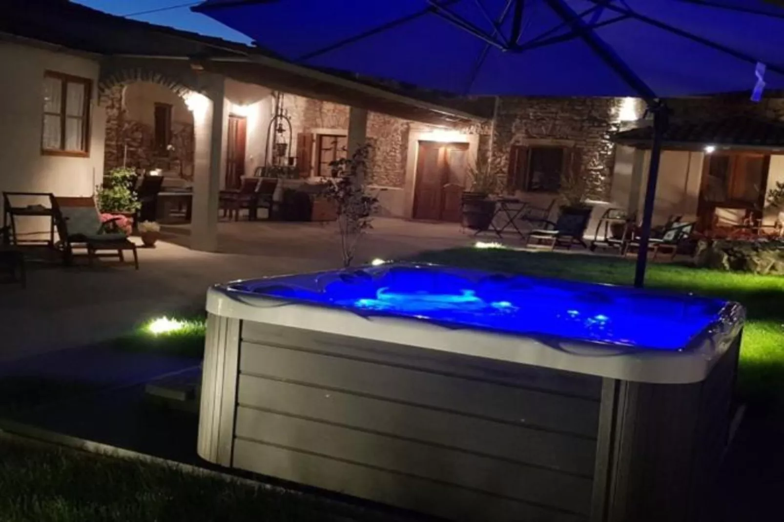 Double room with terrace (S1)-Piscine