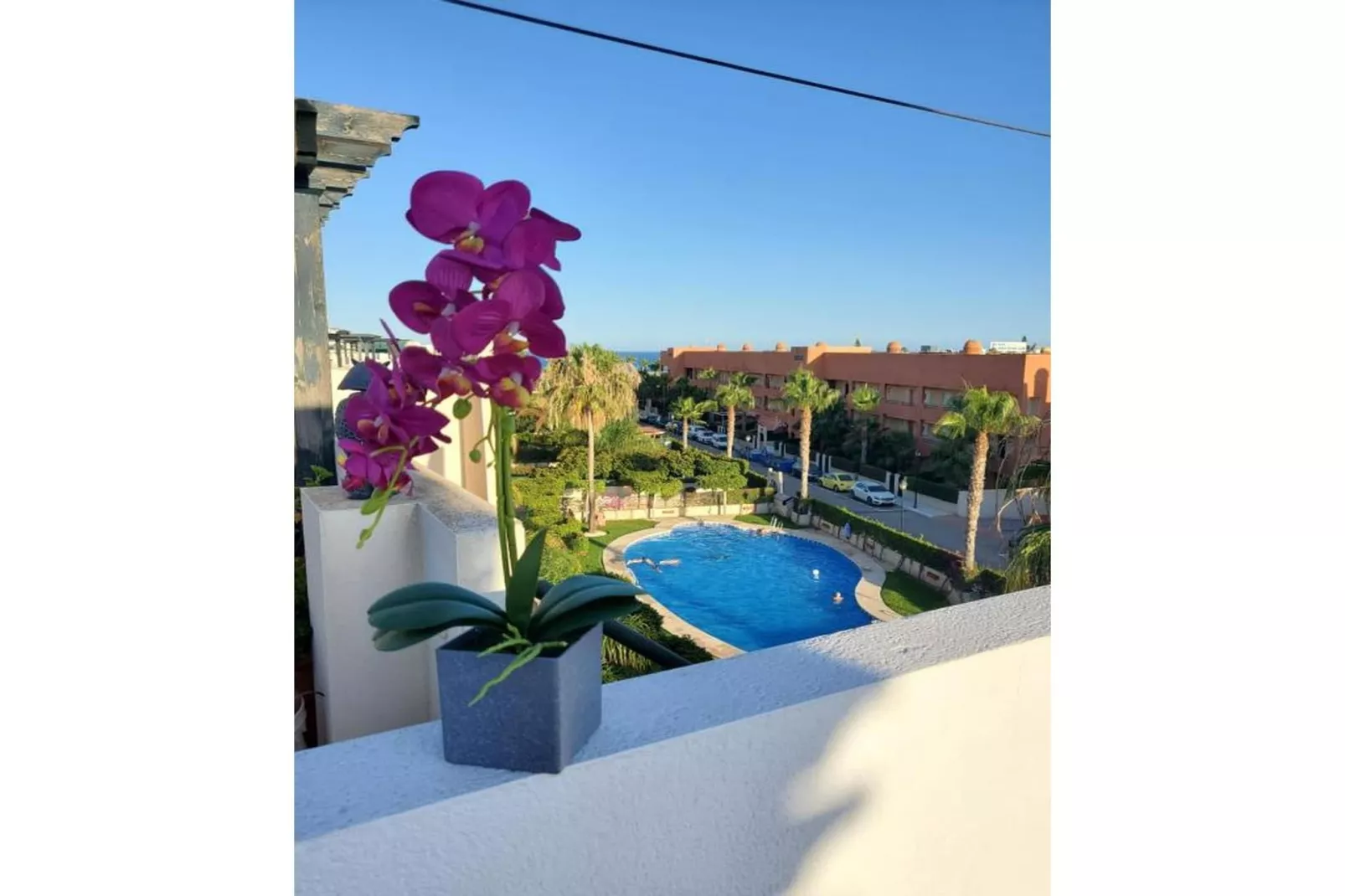 CT 351 AL - Faro's Atico Duplex con piscina privada - Vera Playa-View in summer
