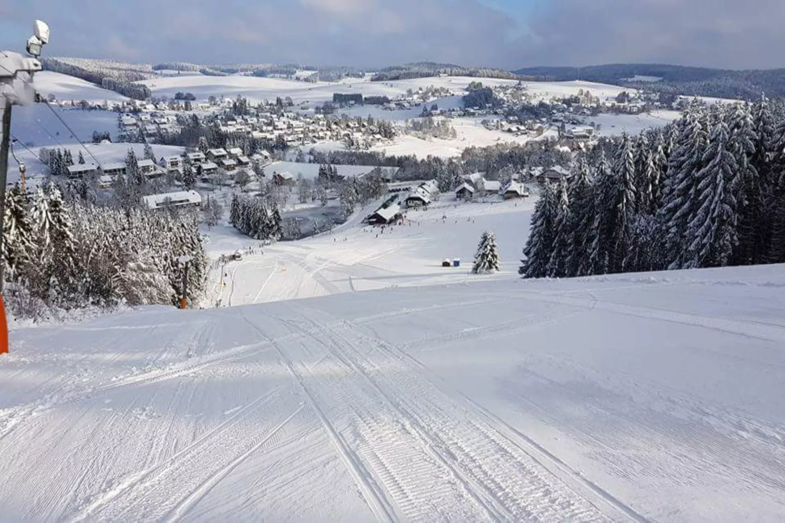Ferienwohnung Herrischried an der Skipiste-Area within 1km in winter
