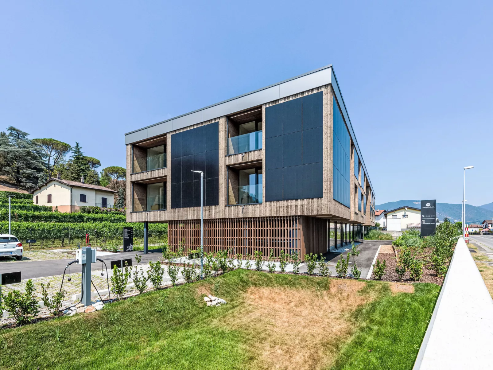 Lo Scudo di Stabio 1 Zi.Studio Süd.-Dehors