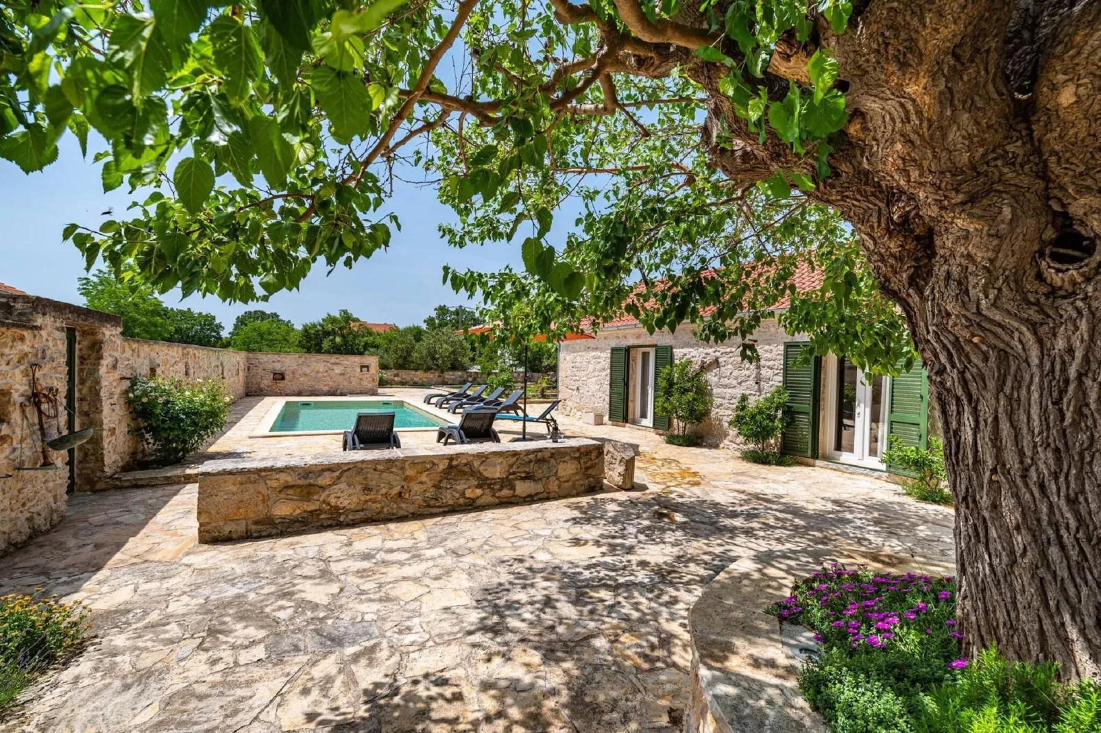 Authentic Villa Zvonko-Garten Sommer