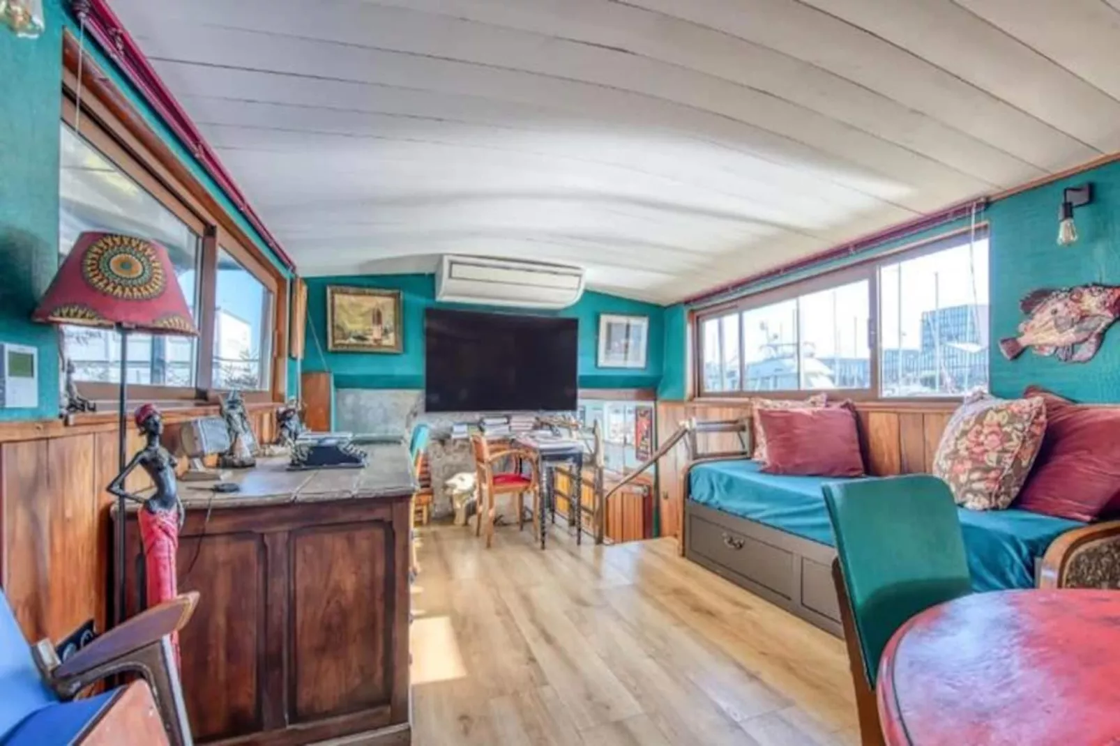 Grand Duplex Luxueux Sur La Péniche Petite Annick-Untagged