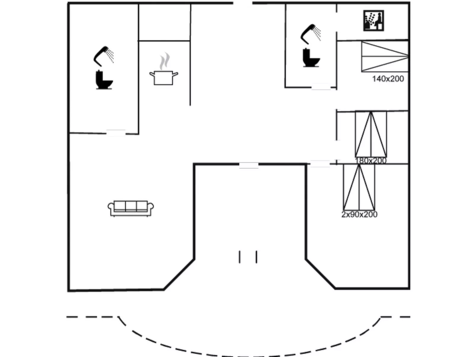 "Brigida" - 500m from the sea-Drinnen