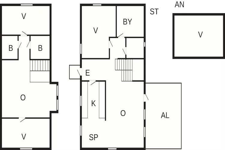 5 etoiles maison de vacances a Löderup-Plan