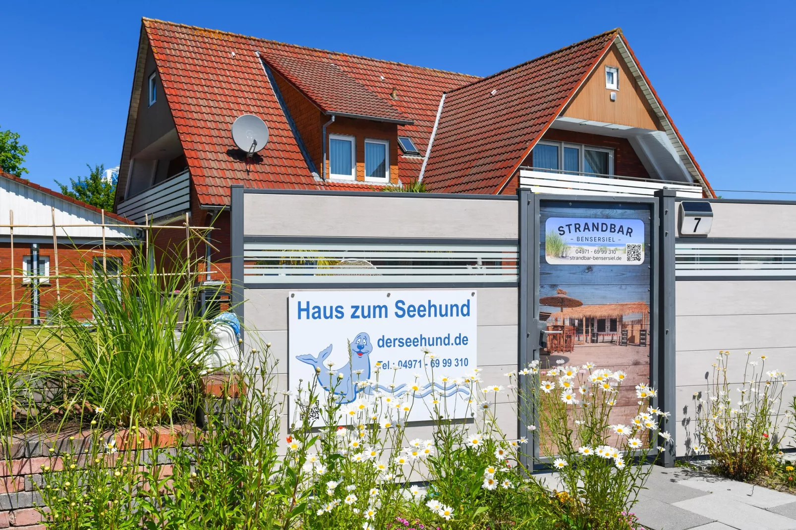 Haus zum Seehund 2 - Garten Sommer