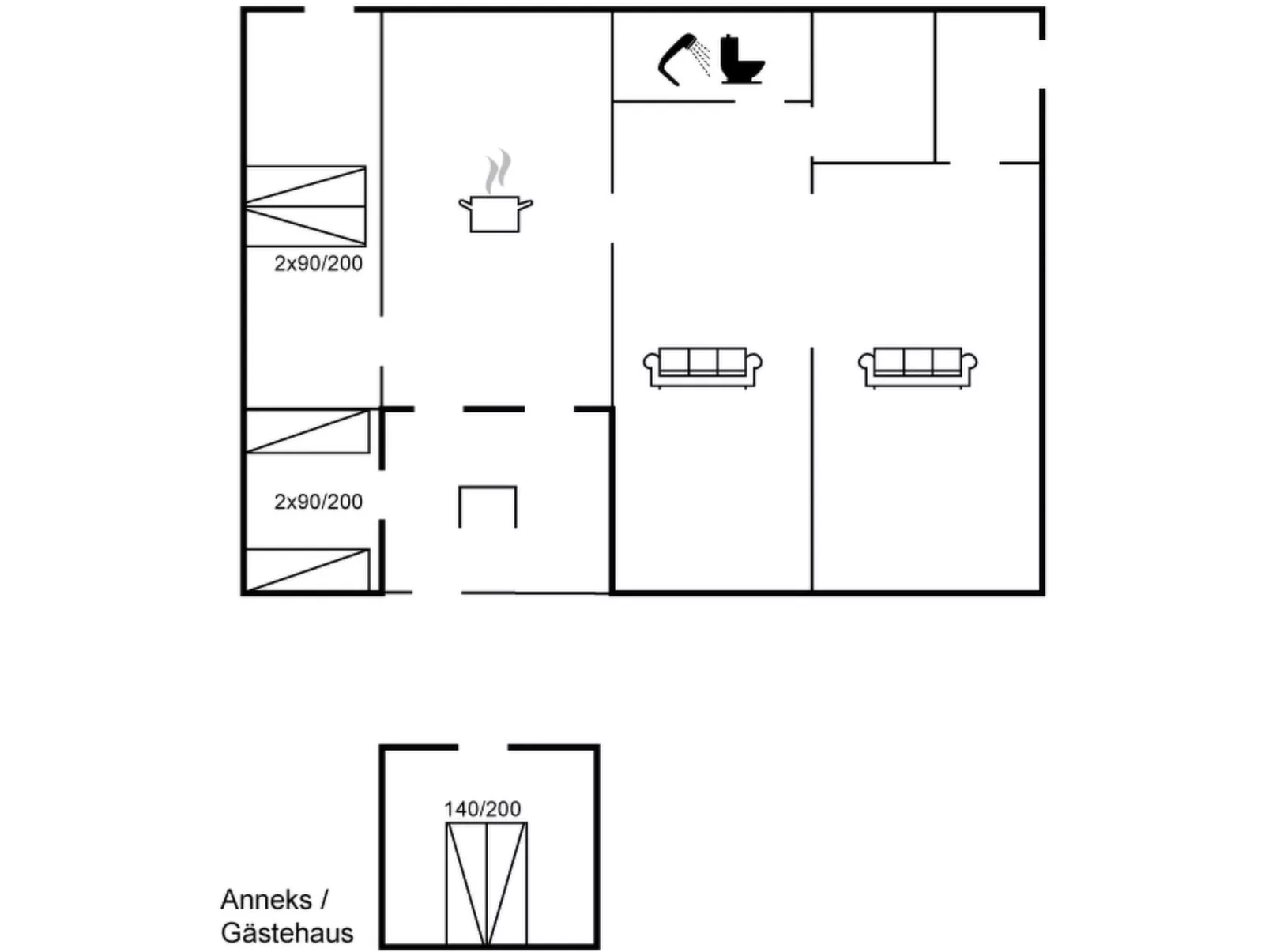 "Lenard" - 400m from the sea-Inside